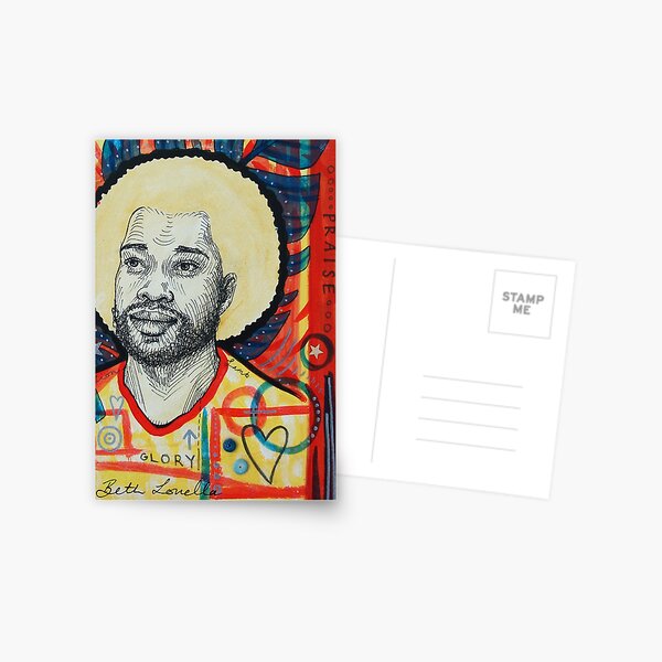 Glory (card) - The Lion and the Lamb Postcard