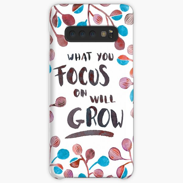 What you focus on will grow - Fall Palette Samsung Galaxy Snap Case