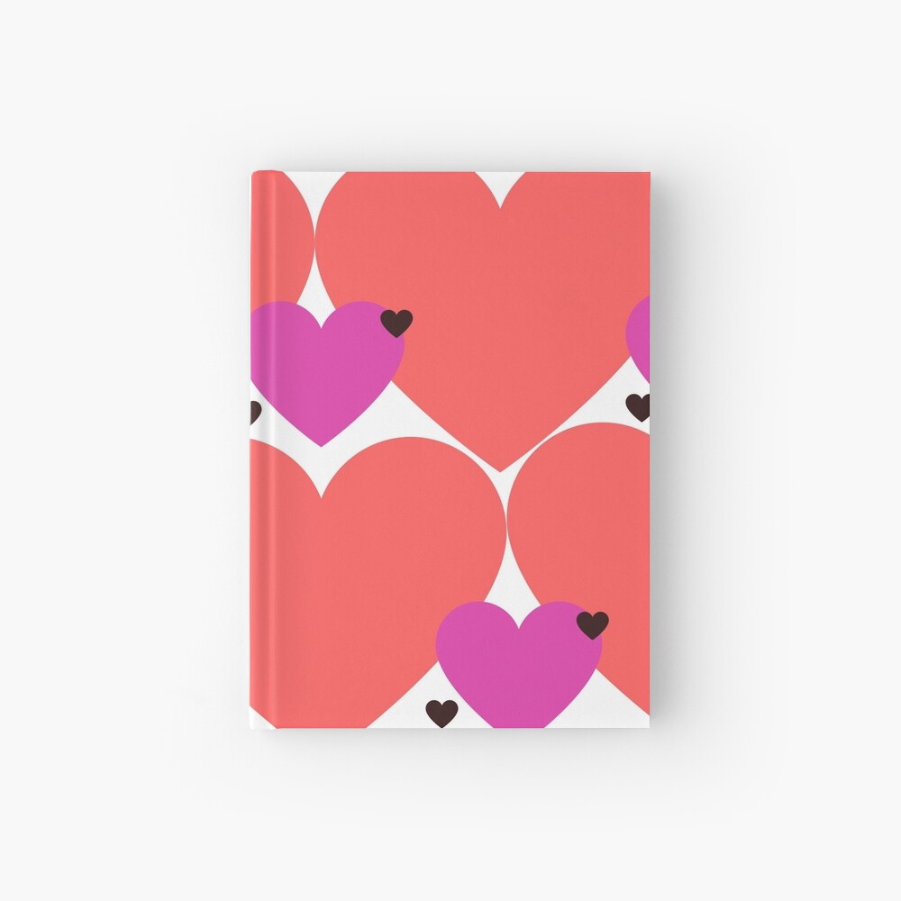 Valentines Hearts Hardcover Journal