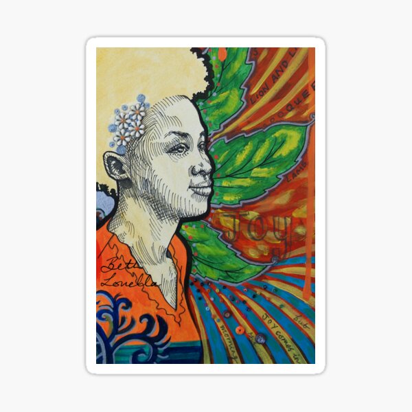 Joy (card) - The Lion and the Lamb Sticker