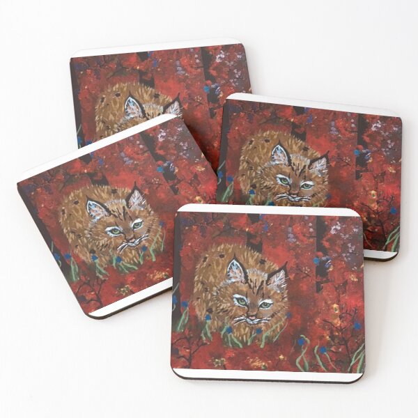 Item preview, Baby Bobcat (I Don’t Want To Be Extinct) designed and sold by Wendy Thompson.