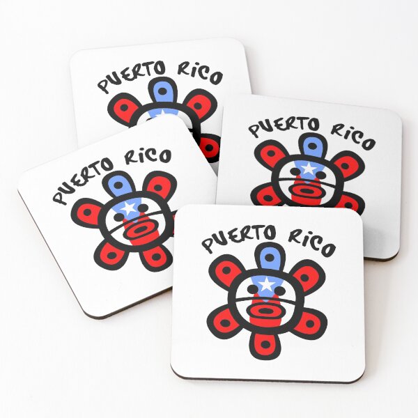 Item preview, Taino Sun Puerto Rico Flag Sticker Clothing Gifts designed and sold by byDarling.