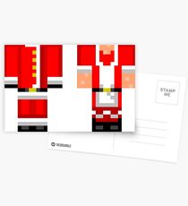 Minecraft Skin Christmas Duvet Cover Bedding Postcards