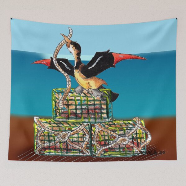 Item preview, Lobster Haul (At the Docks) designed and sold by KOKeefeArt.