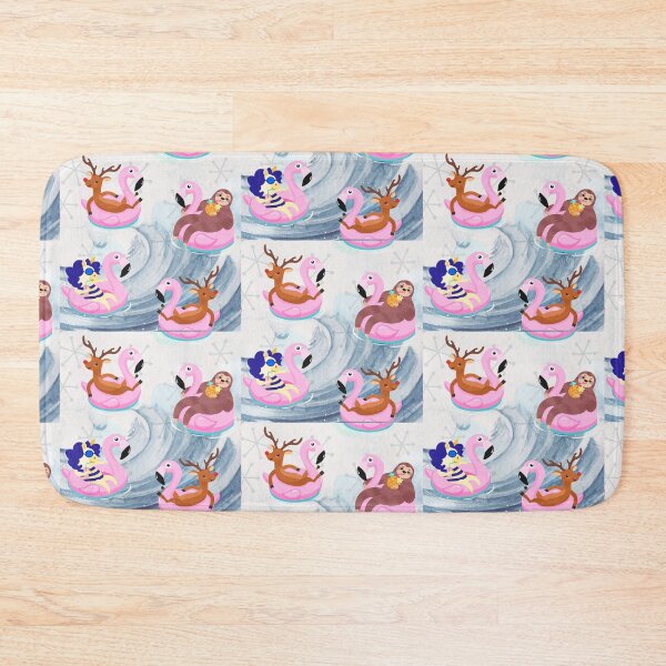 Item preview, Make your Dreams Real - Sloth Reindeer Unicorn in Flamingo  designed and sold by PupnkittyMania ⭐⭐⭐⭐⭐.