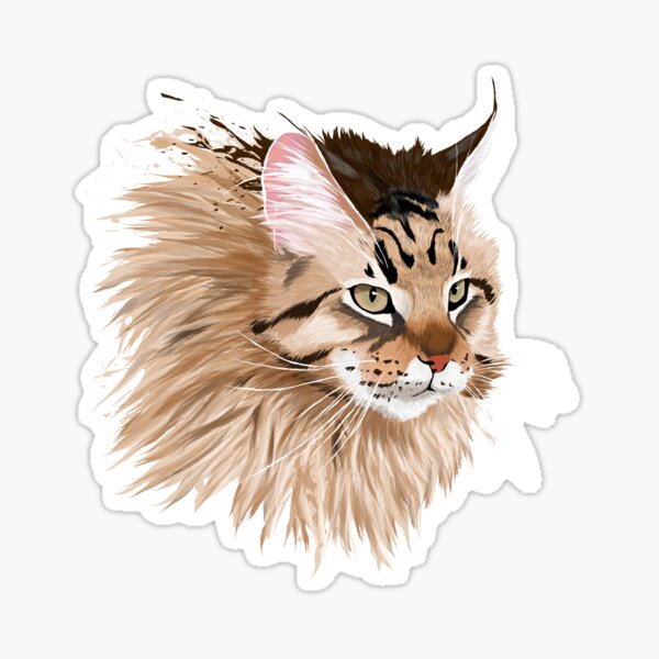 Item preview, Maine coon Cat designed and sold by alwe-designs.