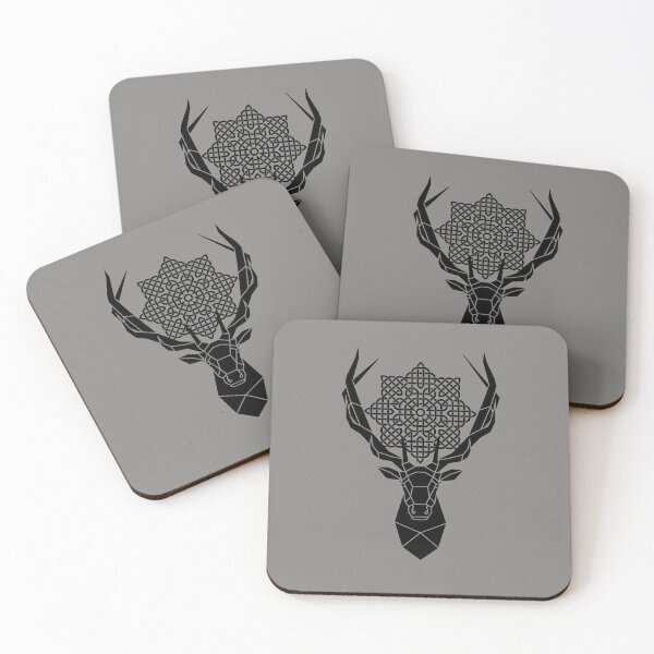 Item preview, Geometric Stag Head designed and sold by SquidAndBear.