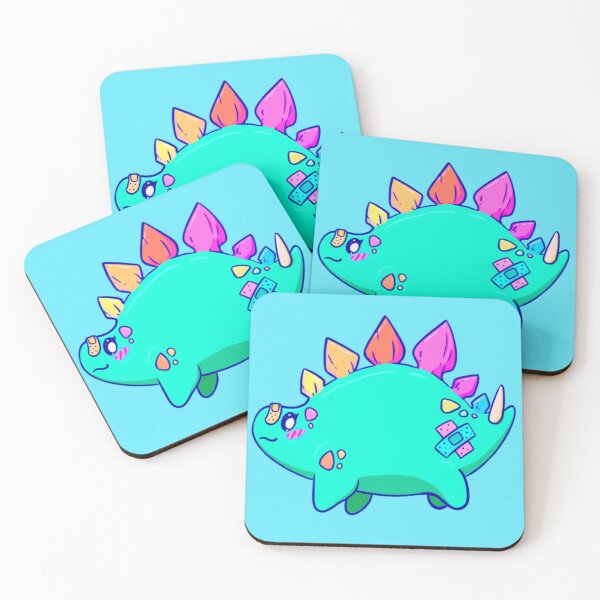 Item preview, Teal Rainbow Stegosaurus  designed and sold by smolartistalyx.