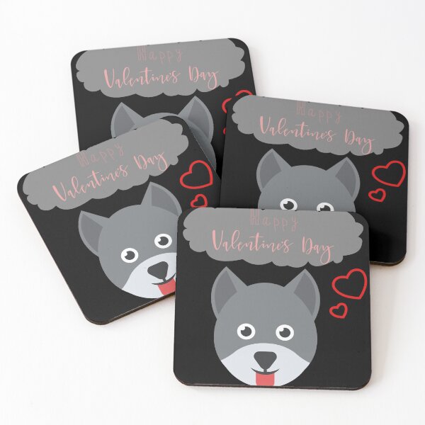 Item preview, Happy Valentines Day Dog and Hearts Gift designed and sold by PupnkittyMania ⭐⭐⭐⭐⭐.