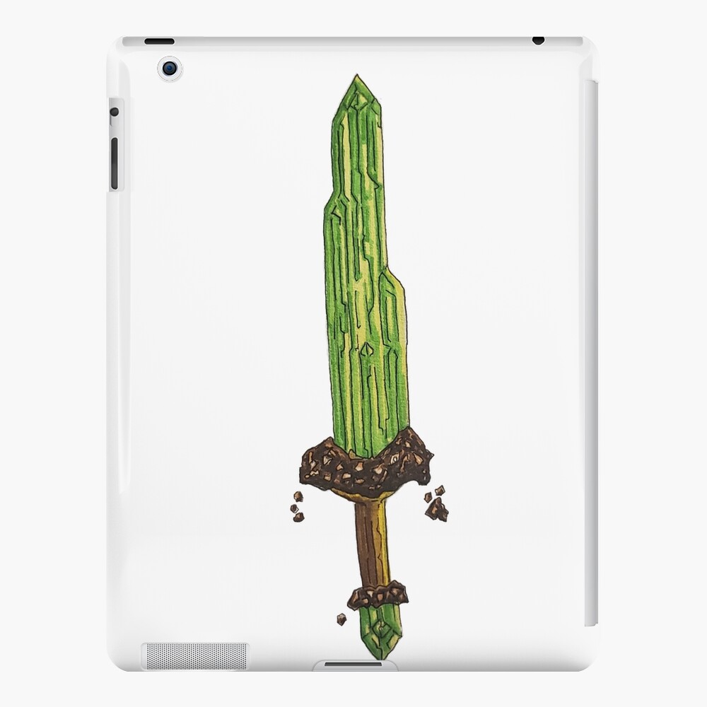 Crystal Sword Ipad Case Skin By Stonefox1984 Redbubble - roblox sword pile laptop sleeve by neloblivion redbubble