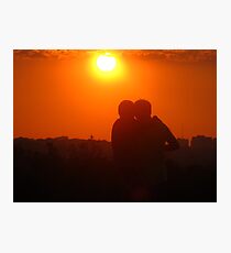 A father and son moment Photographic Print