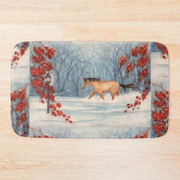 Item preview, Winter's Eve - Coming Home to the Barn  designed and sold by JanineRileyArt.