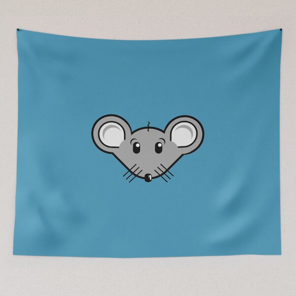 Item preview, Adorable and Simple Mouse Cartoon Design designed and sold by StuffNStickers.