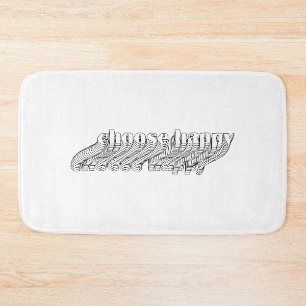 Item preview, Choose Happy Blocky Quote designed and sold by elmma design.
