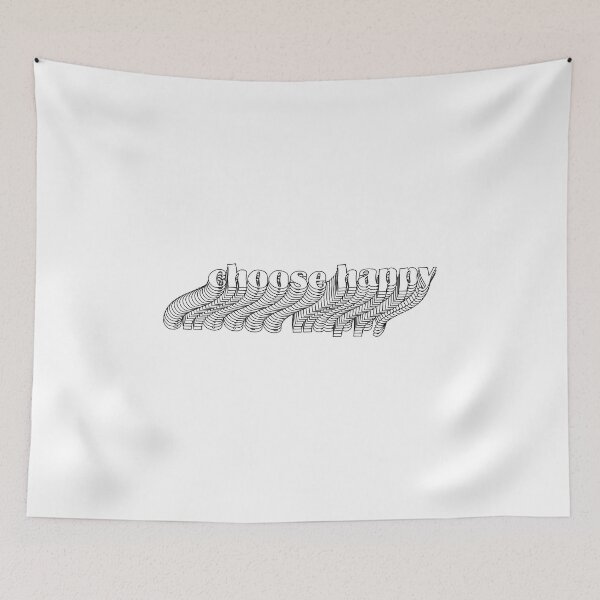 Item preview, Choose Happy Blocky Quote designed and sold by elmma design.