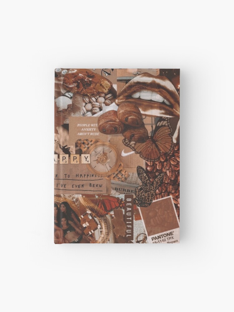 人気カラーの brown  aesthetic ノート