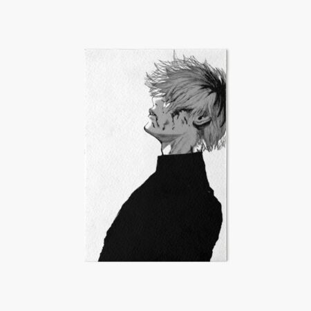 Depressed Ken Kaneki Art Board Print By Gamerdoge Redbubble