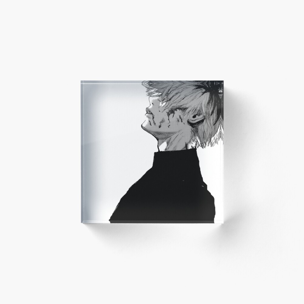 Depressed Ken Kaneki Acrylic Block By Gamerdoge Redbubble