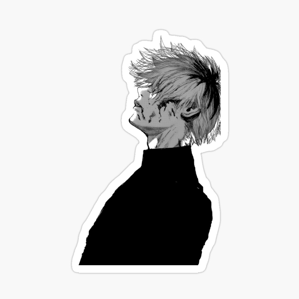 Depressed Ken Kaneki Poster By Gamerdoge Redbubble