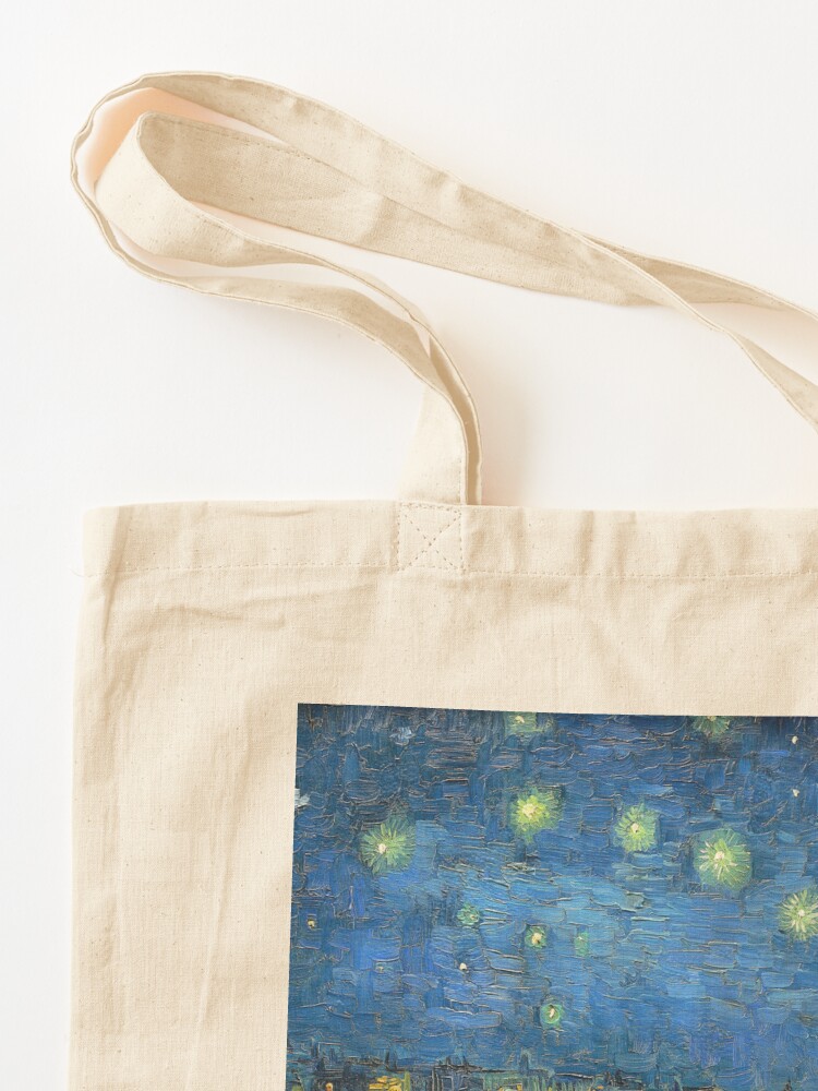 Van Gogh Irises Shoulder Strap Canvas Magazine Tote