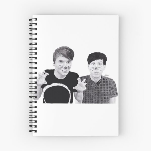 Item preview, dan and phil b&w designed and sold by Renske Visser.