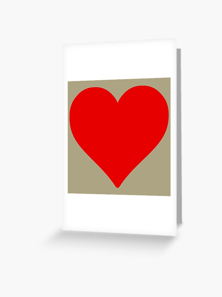 1pc, Carte De Vœux Simple En Forme De Cœur Avec Enveloppe, Carte De Message  D'amour