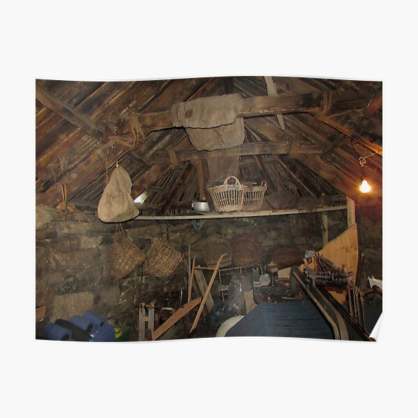 Inside the Scottish Blackhouse. Poster