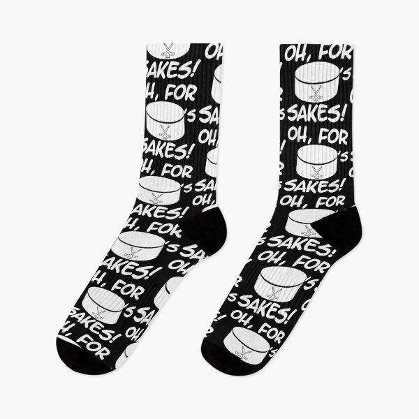 Item preview, Oh, For Pucks Sakes! Hilariously Funny Styled Quotation Graphic Text Art designed and sold by DoctorParanoid.