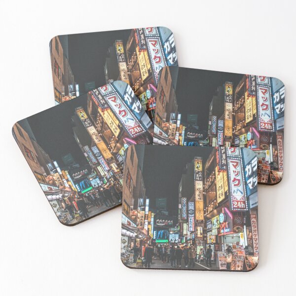 Item preview, Tokyo Streets at Night designed and sold by tiffato3.