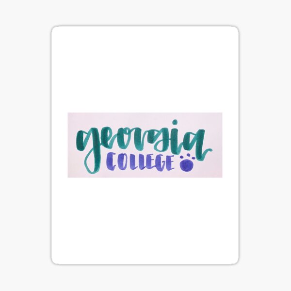 Georgia College Sticker