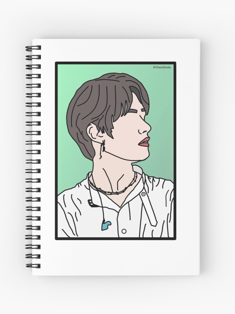 Lee Know Minho Stray Kids Skz Spiral Notebook By Chansducky Redbubble