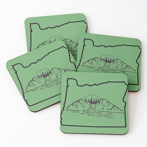 Item preview, Oregon State - Waterfall Mountain PNW Hiking designed and sold by blaizedesigns.