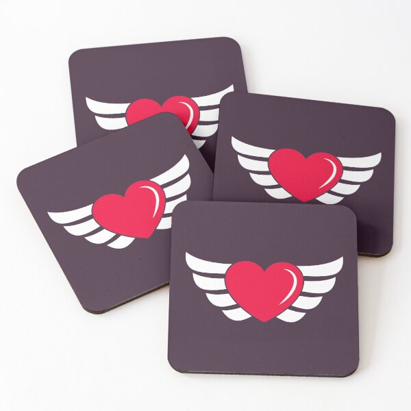 Item preview, heart with wings designed and sold by Starstacks.