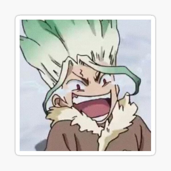 Laughing Senku Sticker
