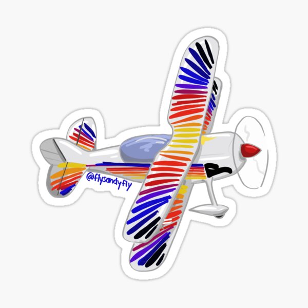Christian Eagle Airplane Sticker