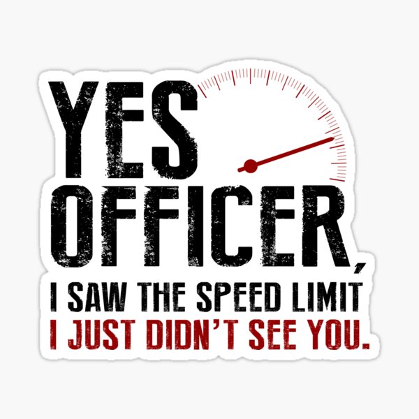 Yes Officer - Light Edition Sticker