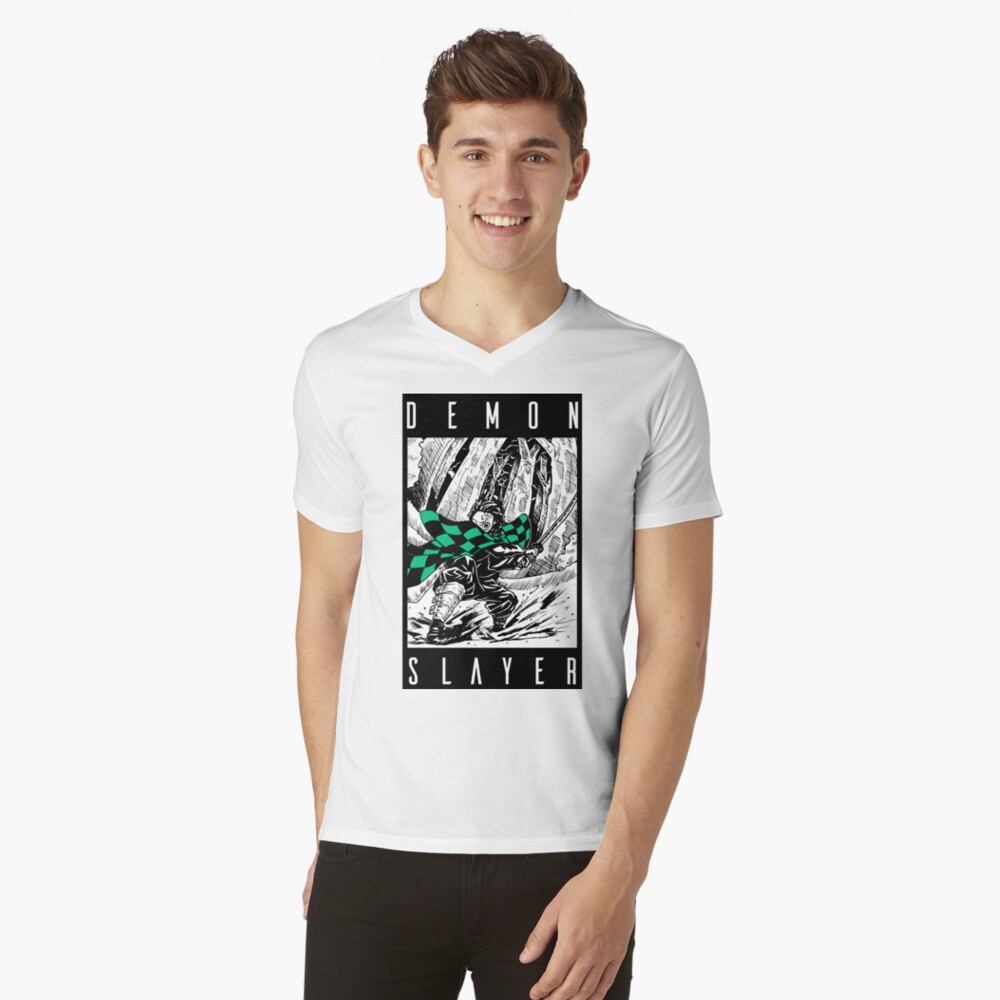 Demon Slayer V-Neck T-Shirt