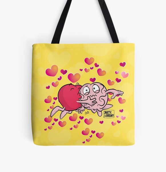 San Valentin-J&B Bolsa estampada de tela