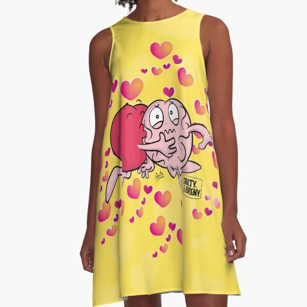 San Valentin-J&B Vestido acampanado