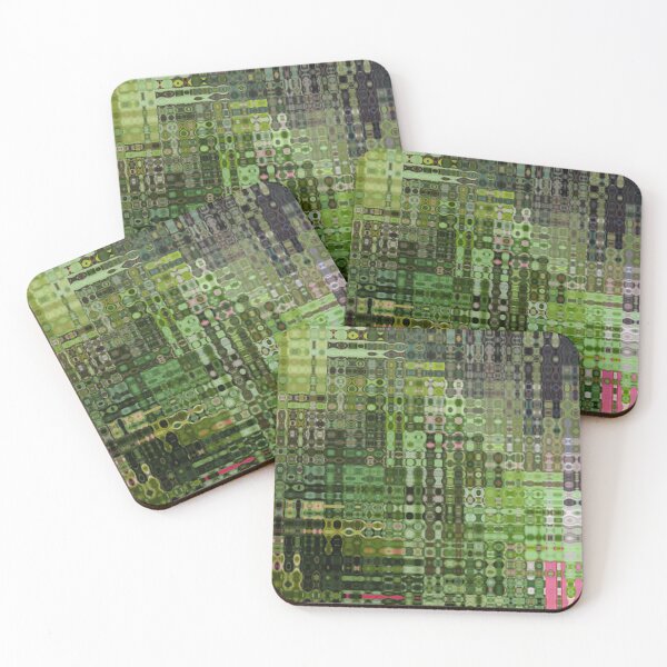 Item preview, Colour Through Pattern Green designed and sold by JillyBeanDesign.