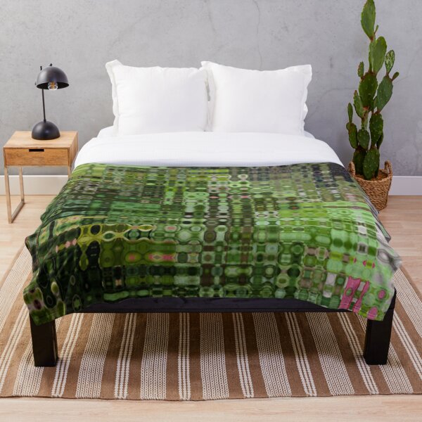 Aperçu de l'œuvre Couleur à travers le motif vert créée et vendue par JillyBeanDesign.