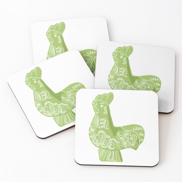 Item preview, Green Dala Rooster designed and sold by ohkissa.