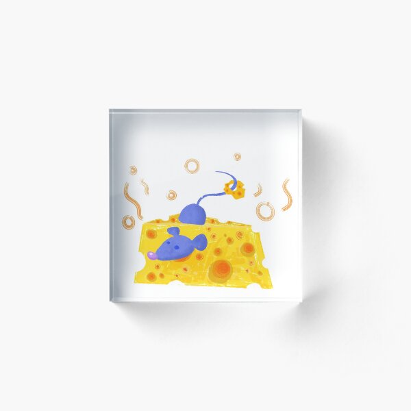 Mouse Trapped Acrylic Block