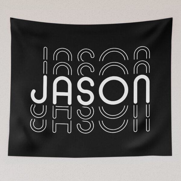 Item preview, Name Jason in Black and White Style designed and sold by Time-is-Money.