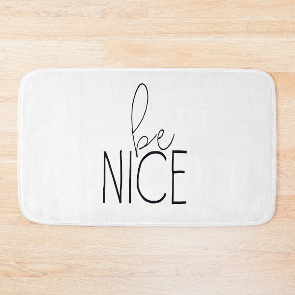 Item preview, Be Nice, Inspirational phrase designed and sold by wellnessrushop.