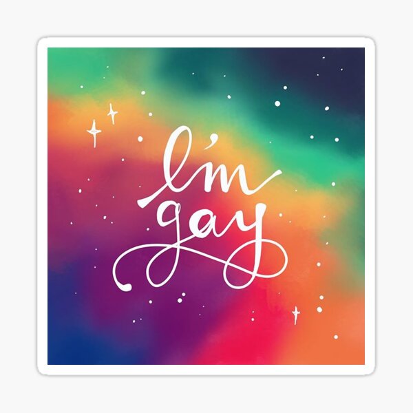 I'm Gay(laxy) Sticker