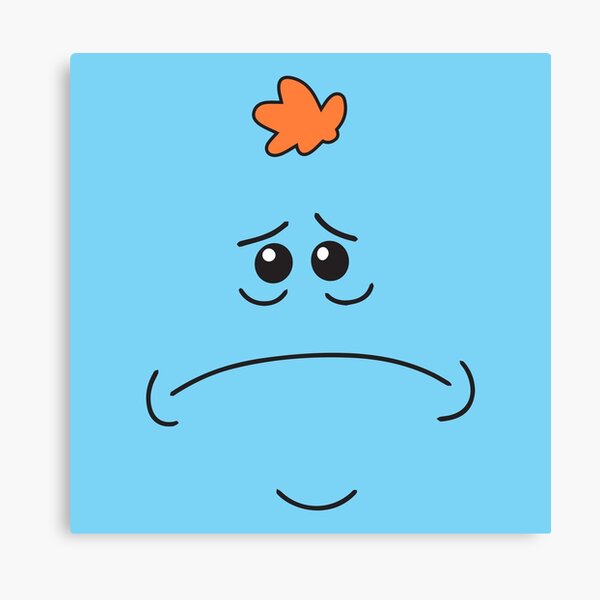 Mr. Meeseeks | Sad Mr. Meeseeks Canvas Print