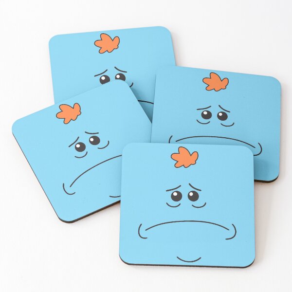 Mr. Meeseeks | Sad Mr. Meeseeks Coasters (Set of 4)