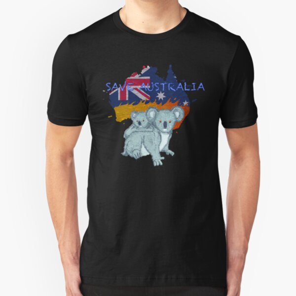 Save Australia Koala Slim Fit T-Shirt