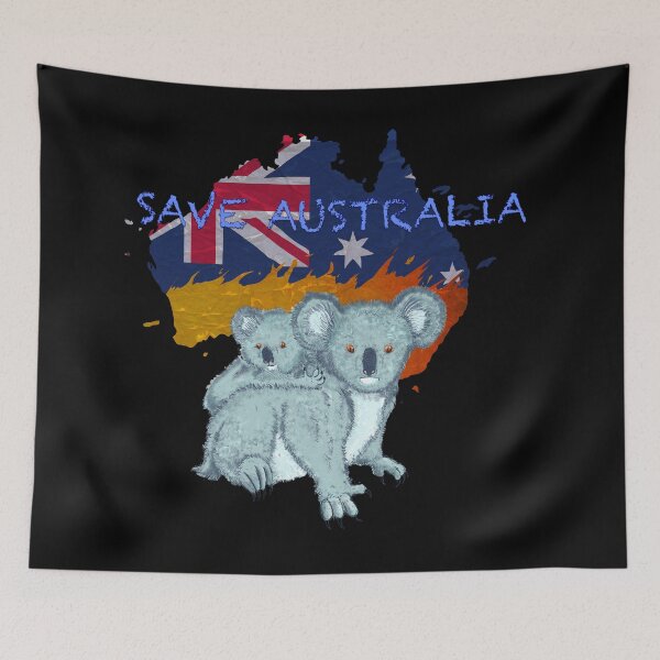 Item preview, Save Australia Koala designed and sold by Alexandra Hall-Pinner Lee (Lex Lee Art).